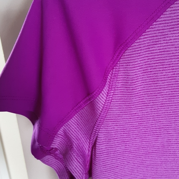 Danskin Now, Fuschia workout top, dri-more, Sz L/G - Picture 5 of 7